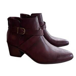 Frye And Co Pembrooke Redwood Womens 9 Boots Brown Ankle Booties Shoes